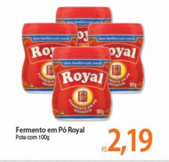 Atacadão Fermento em po Royal 100g oferta