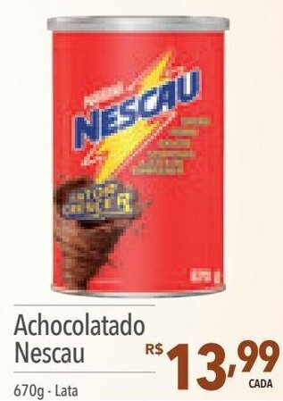 Supermercados Condor Achocolatado Nescau 670g - Lata oferta