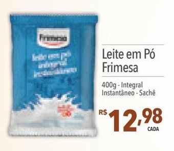Supermercados Condor Leite em Pó Frimesa 400g - Integral Instantâneo-Sachê oferta