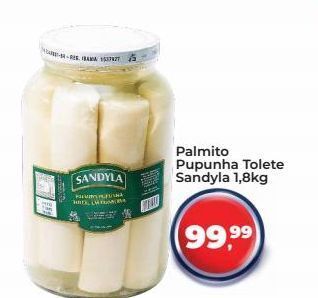 Palmito pupunha tolete sandyla 1,8kg
