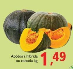 Supermercados ABC Abóbora hibrida ou cabotia kg oferta