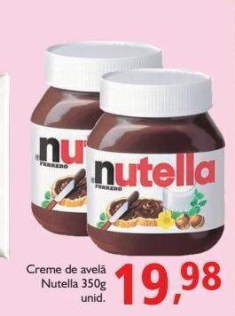 Creme de avelã nutella 350g