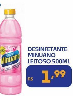 Desinfetante minuano leitoso 500ml