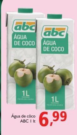 Supermercados ABC Água de coco abc 1l oferta