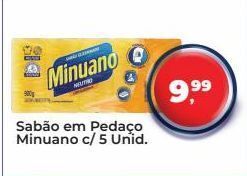 Tonin Superatacado Sabão em pedaço minuano 5un oferta