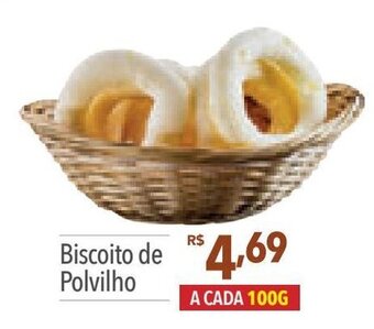 Supermercados Condor Biscoito de Polvilho A CADA 100G oferta