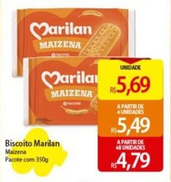 Atacadão Biscoito Marilan Maizena Pacote com 350g oferta