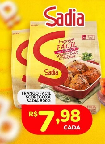Supermercado Bergamini FRANGO FÁCIL SOBRECOXA SADIA 800G oferta