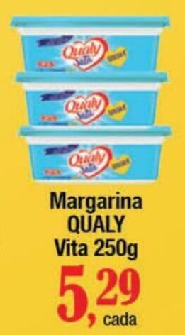 Supermercados Unidos Margarina QUALY Vita 250g oferta