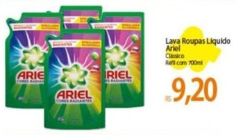 Lava Roupas Líquido Ariel Clássico Refil com 700ml
