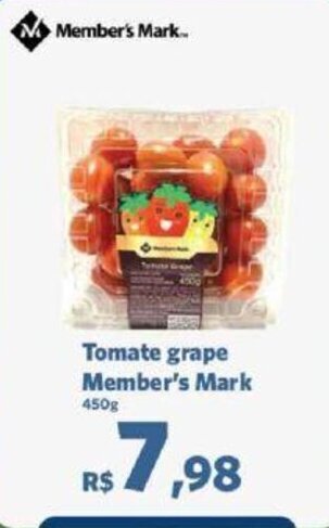 Sam's Club Tomate grape Member's Mark 450g oferta