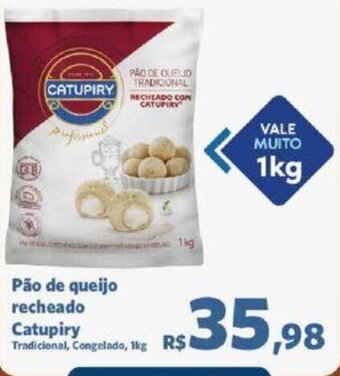 Sam's Club Pão de queijo recheado Catupiry Tradicional, Congelado, 1kg oferta