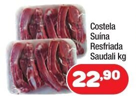Costazul Supermercados Costela Suina Resfriada Saudali 1kg oferta