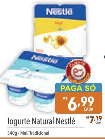 Supermercados Condor logurte Natural Nestlé 340g - Mel/Tradicional oferta