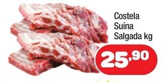 Costela Suina Salgada 1kg