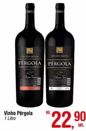 Fort Atacadista Vinho Pérgola 1 Litro oferta