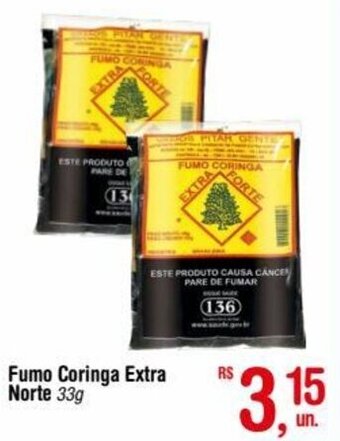 Fort Atacadista Fumo Coringa Extra Norte 33g oferta