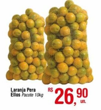 Fort Atacadista Laranja Pera Ellos Pacote 10kg oferta