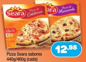 Costazul Supermercados Pizza Seara sabores 440g/460g (cada) oferta