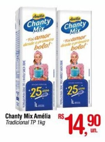 Fort Atacadista Chanty Mix Amélia Tradicional TP 1kg oferta