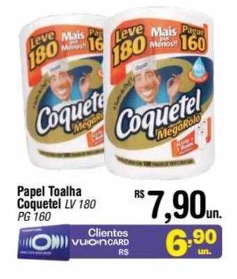Fort Atacadista Papel Toalha Coquetel LV 180 PG 160 oferta