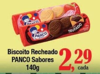 Supermercados Unidos Biscoito Recheado PANCO Sabores 140g oferta