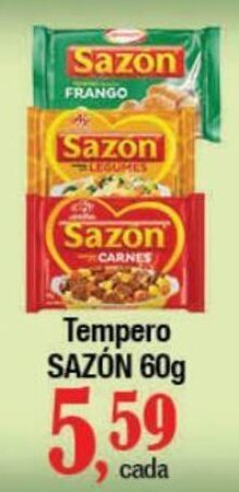 Supermercados Unidos Tempero SAZÓN 60g oferta