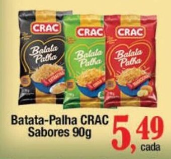 Supermercados Unidos Batata-Palha CRAC Sabores 90g oferta