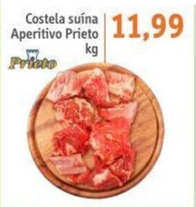 Sonda Costela suína Aperitivo Prieto kg oferta