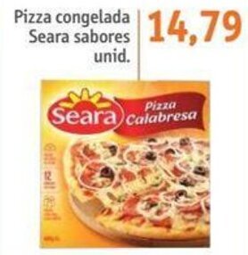Sonda Pizza congelada Seara sabores unid. oferta
