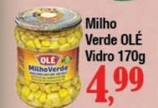 Supermercados Unidos Milho Verde OLE Vidro 170g oferta