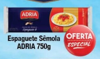 Supermercados Unidos Espaguete Sêmola ADRIA 750g oferta