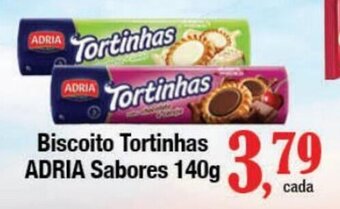 Supermercados Unidos Biscoito Tortinhas ADRIA Sabores 140g oferta