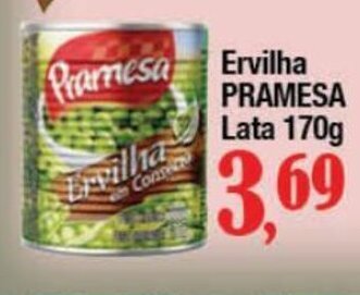 Supermercados Unidos Ervilha PRAMESA Lata 170g oferta