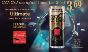 Supermercados Unidos COCA-COLA sem Açúcar Ultimate Lata 310ml oferta