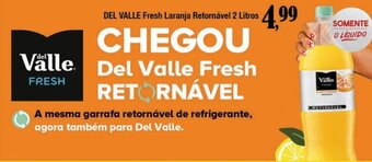 Supermercados Unidos DEL VALLE Fresh Laranja Retornável 2 Litros oferta
