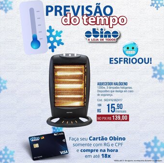 AQUECEDOR HALÓGENO 1200w, 3 lâmpadas halógenas, Dispositivo que desliga em caso de segurança.
