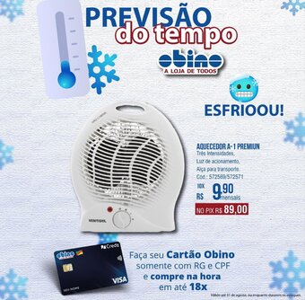 AQUECEDOR A-1 PREMIUN Três Intensidades,