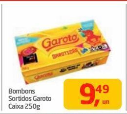 Tenda Atacado Bombons sortidos garoto caixa 250g oferta