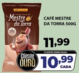 Supermercados Tiaozinho CAFÉ MESTRE DA TORRA 500G oferta