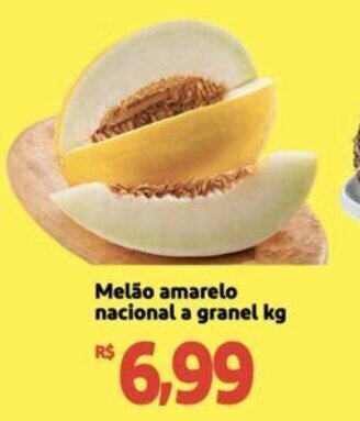 Extra Supermercado Melão amarelo nacional a granel kg oferta