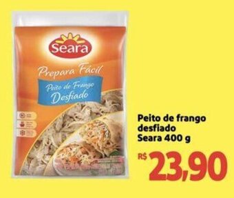 Extra Supermercado Peito de frango desfiado Seara 400 g oferta