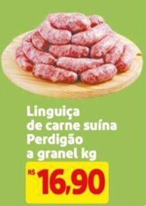 Extra Supermercado Linguiça de carne suína Perdigão a granel kg oferta