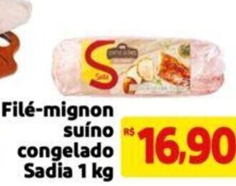 Extra Supermercado Filé-mignon suíno congelado Sadia 1 kg oferta