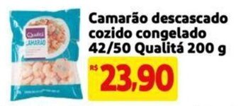 Extra Supermercado Camarão descascado cozido congelado 42/50 Qualitá 200 g oferta