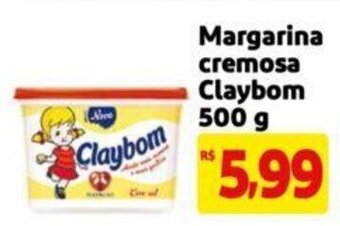 Extra Supermercado Margarina cremosa Claybom 500 g oferta