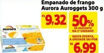 Extra Supermercado Empanado de frango Aurora Auroggets 300 g oferta