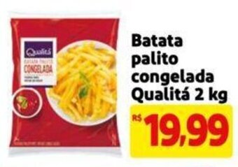Batata palito congelada Qualitá 2 kg