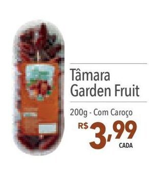 Tâmara Garden Fruit 200g - Com Caroço