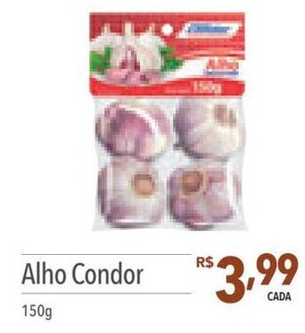 Supermercados Condor Alho Condor 150g oferta